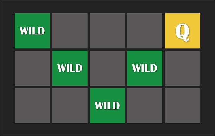 3 同時符合WILD 4 連線、Q 5 連線，則取賠率較高的「Q 5 連線」賠付